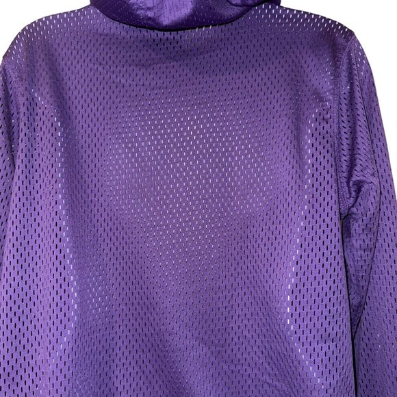 NFL Team Apparel Minnesota Vikings Mesh Shirt M Hoodie Football Purple - Picture 8 of 11